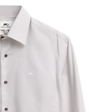 White Dots Beige Shirt R