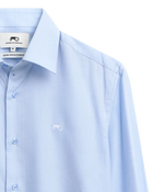 White Dots Blue Shirt R