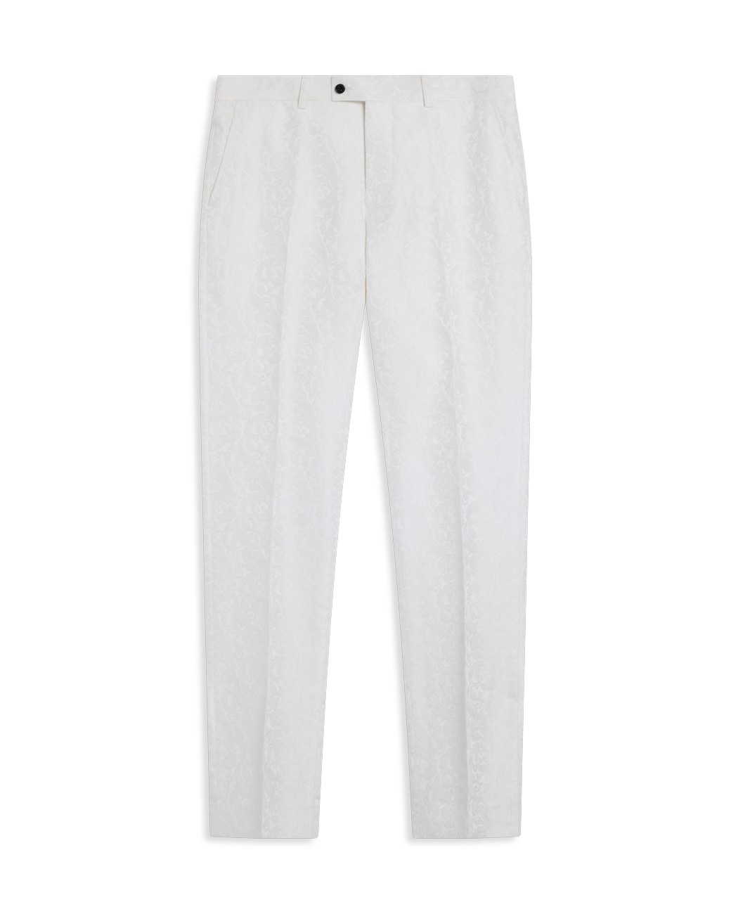 White Jaquard Pant