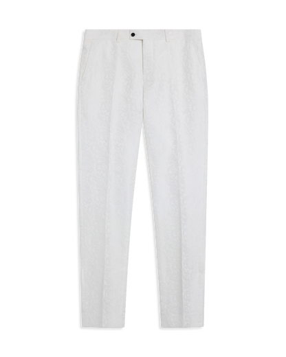 White Jaquard Pant