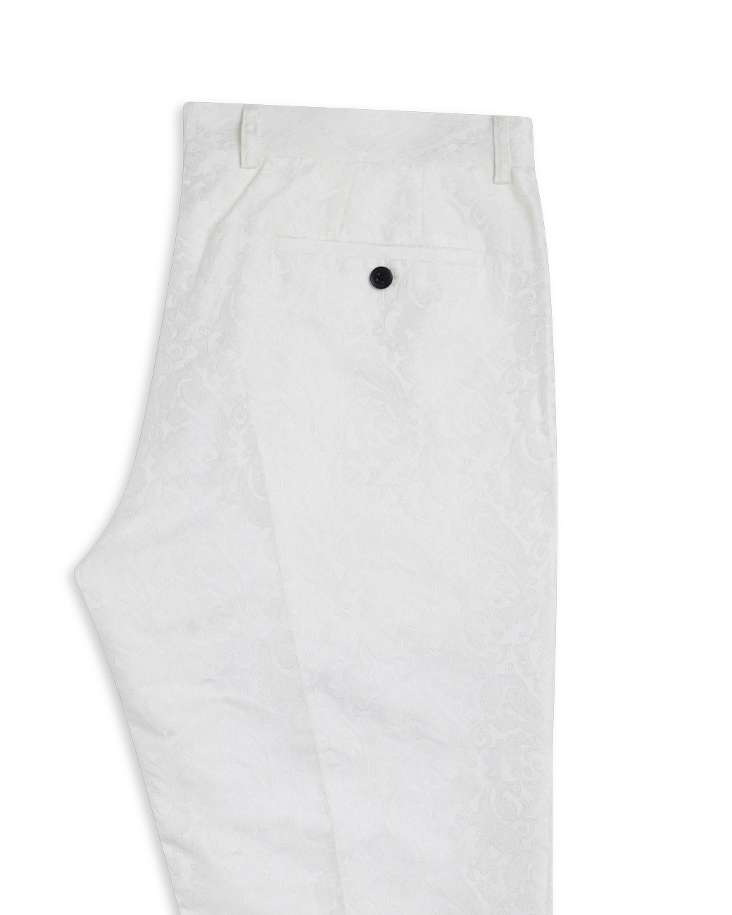 White Jaquard Pant