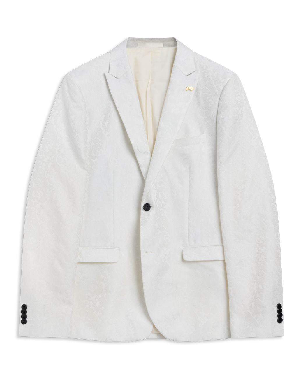 White Jaquard Jacket