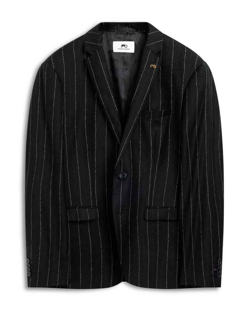 White Red Stripe Jacket S