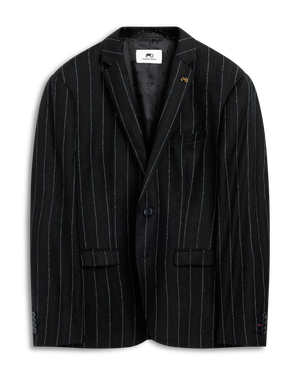 White Red Stripe Jacket S