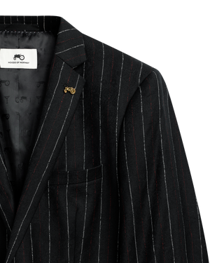 White Red Stripe Jacket S