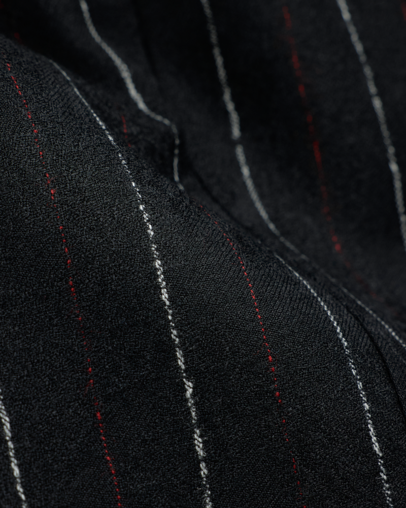 White Red Stripe Jacket S