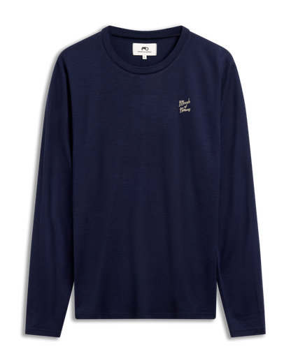 Wool Longsleeve Navy
