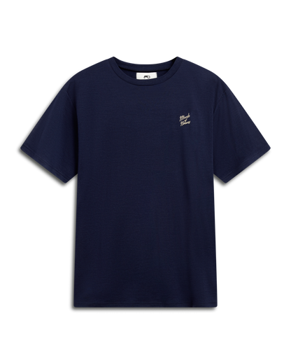 Wool Tee Navy